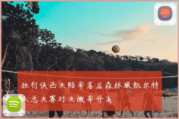 独行侠西决赔率落后森林狼凯尔特人总决赛对决概率升高